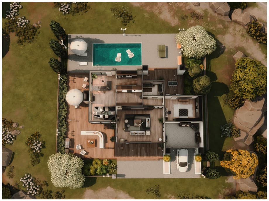 Галерея мода Дом MM Modern Villa 18 (no CC) #3